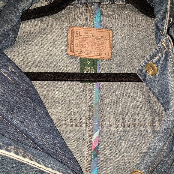 Women's Lauren Jeans RL Vintage 90s Toggle Hooded - Picture 11 of 12